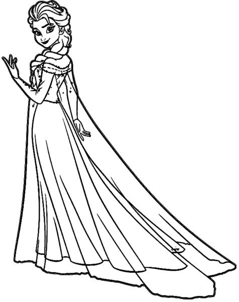 princess elsa coloring pages Inspirational Elsa Coloring Pages bloodbrothers