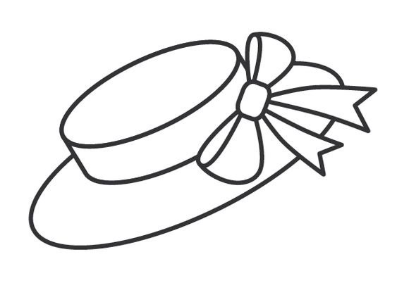 mau-tranh-to-mau-cai-mu-cho-be-tap-to-3 Mẫu tranh tô màu cái mũ cho bé tập tô (3)