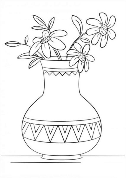 tổng hợp các bức tranh tô màu hoa đồng tiền