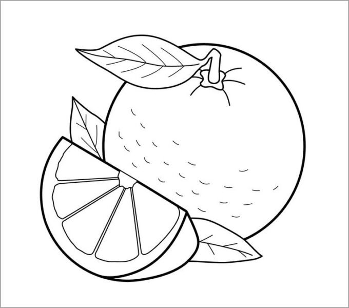 Mẫu tranh tô màu rau củ quả cho bé tập tô (5)