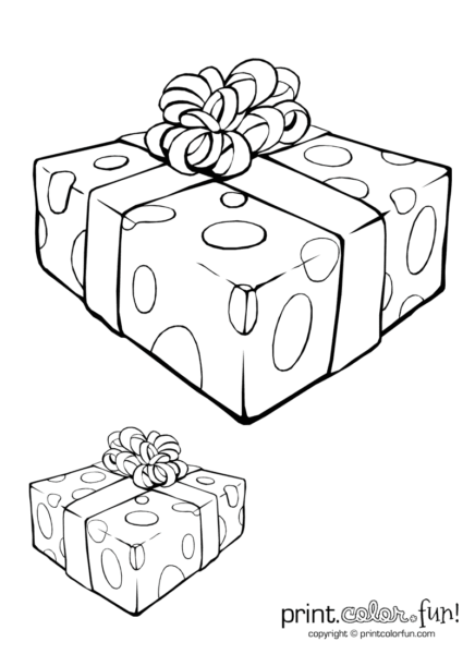 Tổng hợp tranh tô màu hộp quà đẹp cho bé (1)