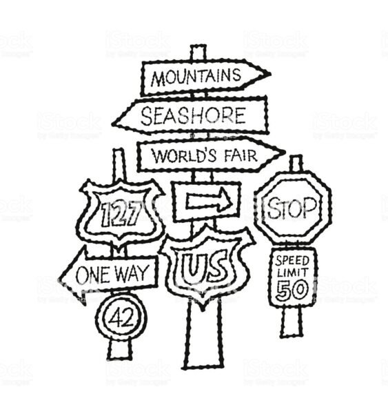 Tranh tô màu biển báo giao thông cho bé tập tô (13)