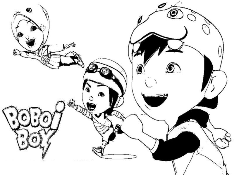 tổng hợp các bức tranh tô màu boboiboy
