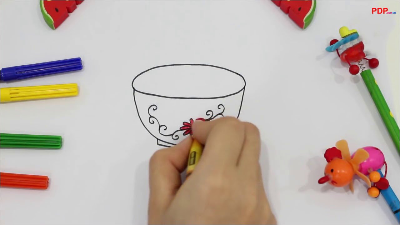 tranh to mau cai bat dep nhat