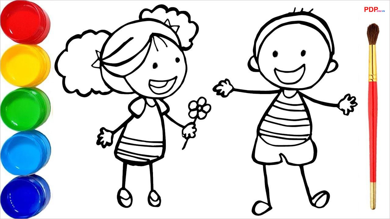 tranh to mau cho be 6 tuoi dep nhat