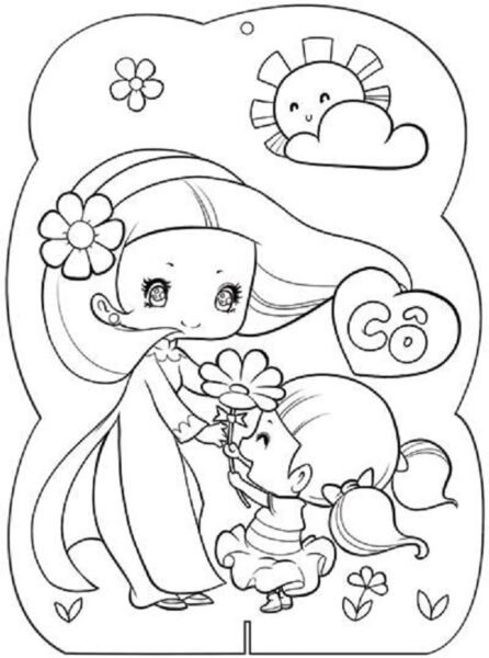 Tranh tô màu cho bé gái 7 tuổi PDF