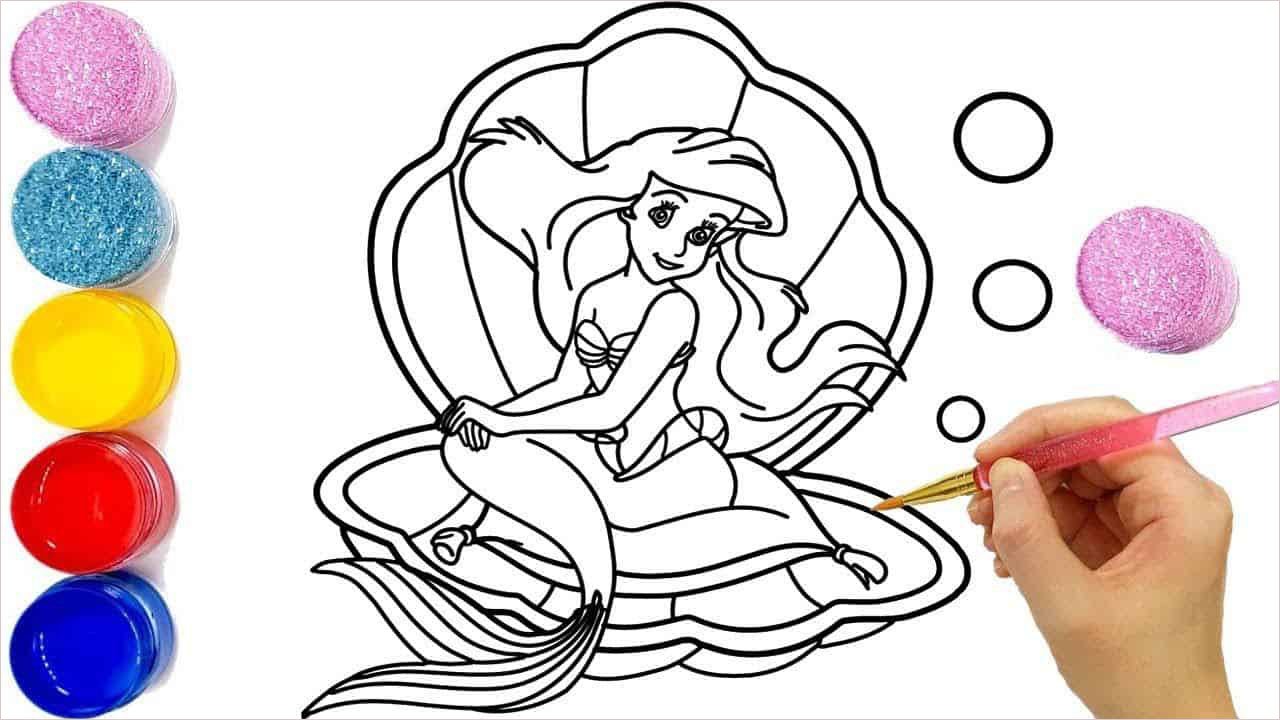 tranh to mau cho be gai dep nhat 1