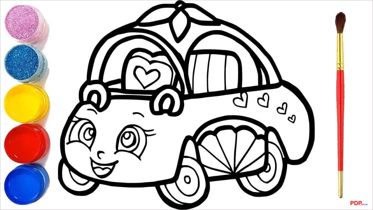 tranh to mau cho be trai dep nhat