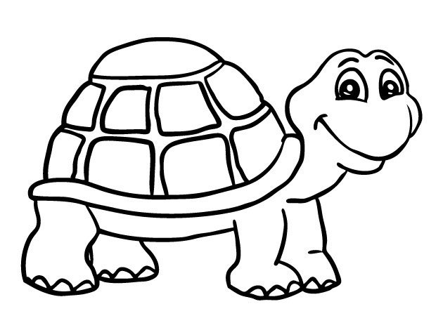 Tranh tô màu con rùa cho bé tập tô (28)