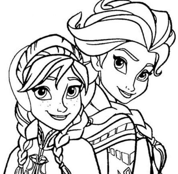 Free Coloring Pages of Princess Anna from Disney Frozen 91659