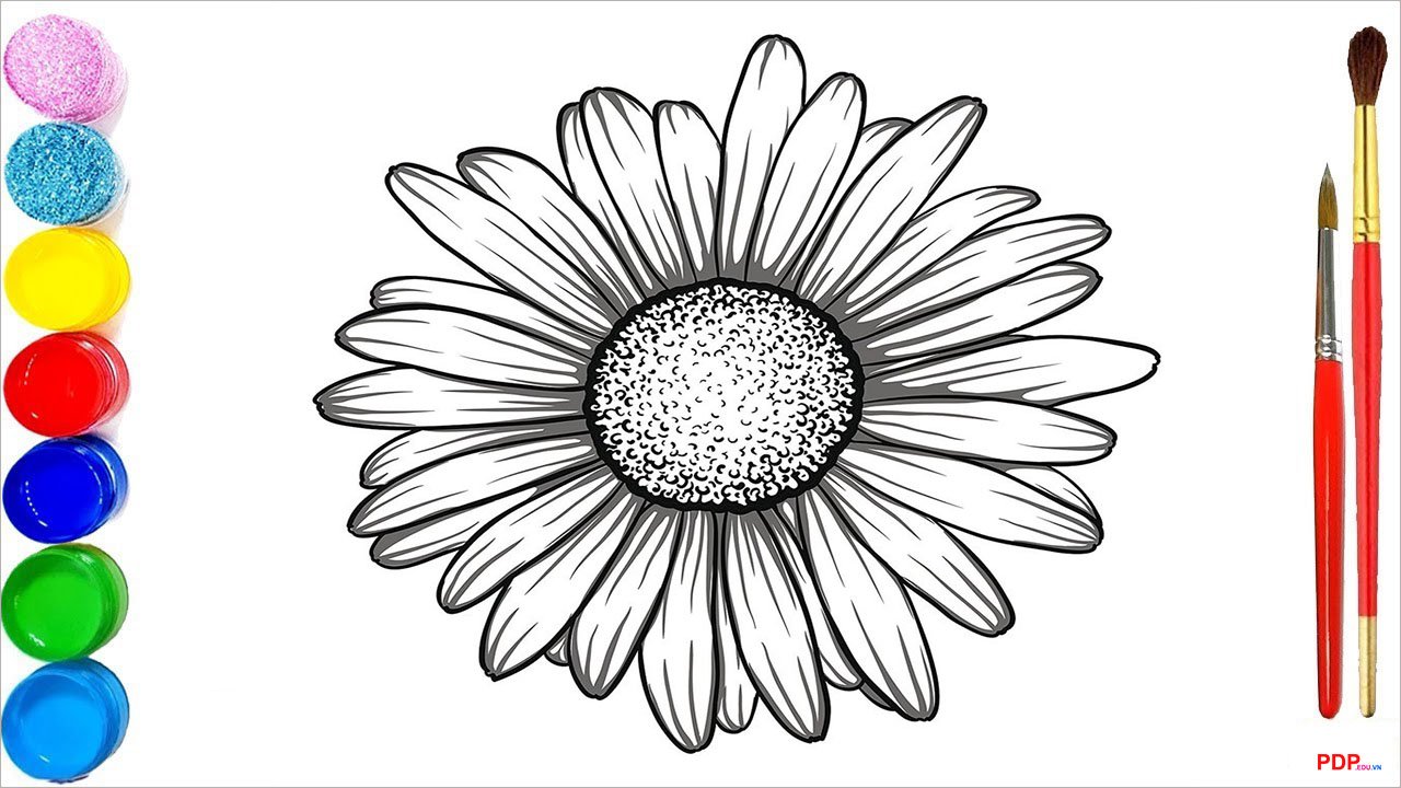 tranh to mau hoa dong tien dep nhat