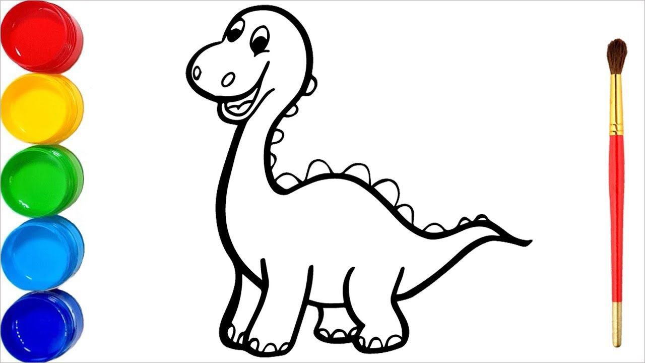 tranh to mau khung long dep nhat