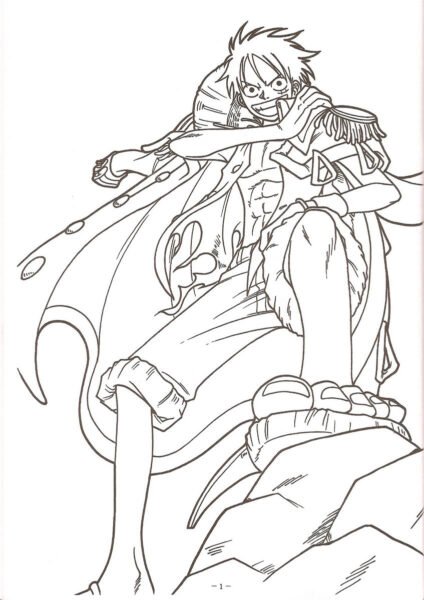 Tổng hợp các bức tranh tô màu One Peace đẹp nhất d