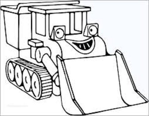 Tranh tô màu máy xúc đẹp nhất cho bé tập tô (7)