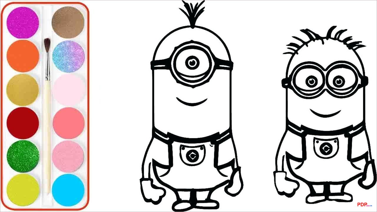 tranh to mau minion dep nhat