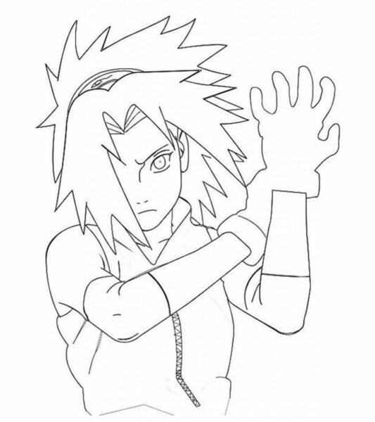 Tranh tô màu Naruto đẹp nhất cho bé tập tô (33)