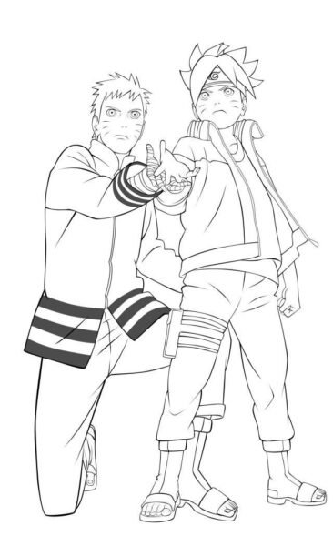 Tranh tô màu Naruto đẹp nhất cho bé tập tô (36)