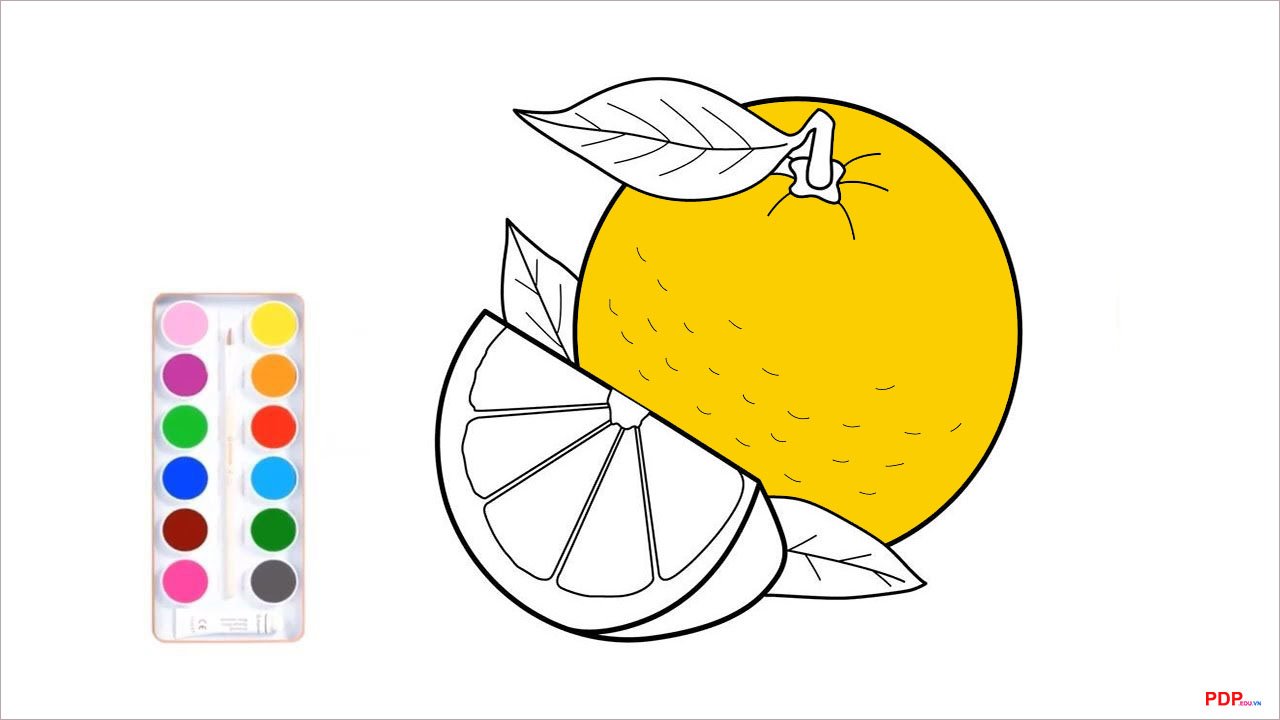 tranh to mau qua cam dep nhat