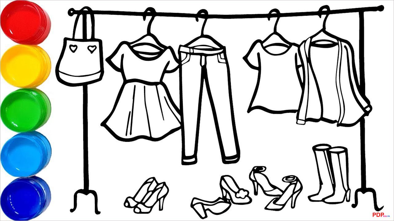 tranh to mau quan ao dep nhat