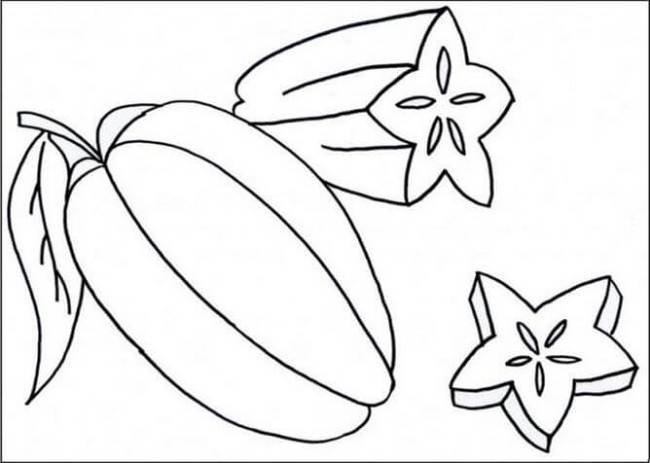 Tranh tô màu rau củ quả đẹp nhất cho bé tập tô (30)