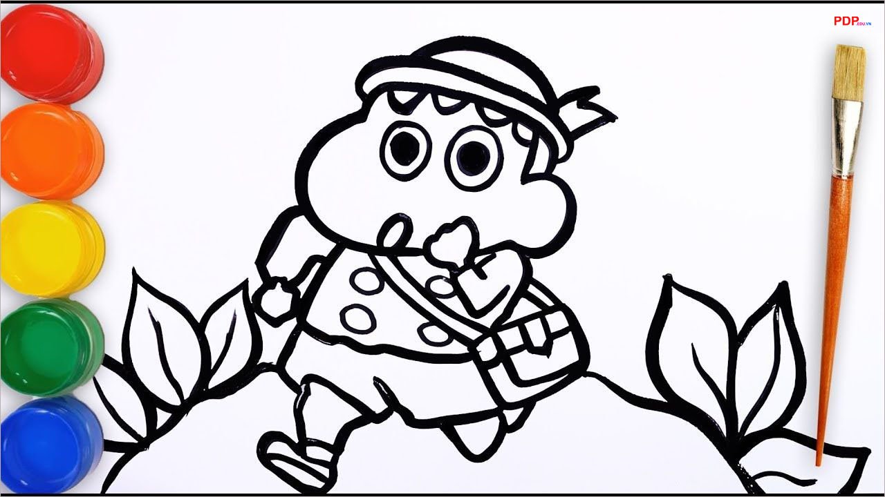 tranh to mau shin cau be but chi dep nhat