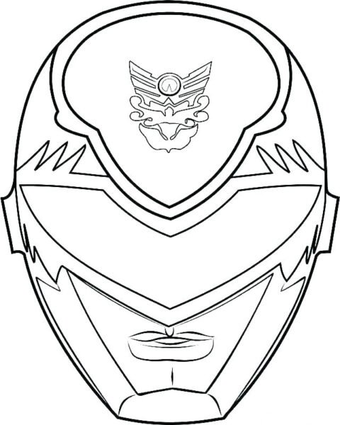 Tranh tô màu siêu nhân Gao cho bé tập tô (23)