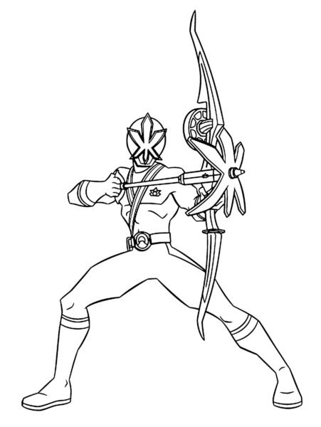 Tổng hợp các bức tranh tô màu siêu nhân Gao đẹp nh