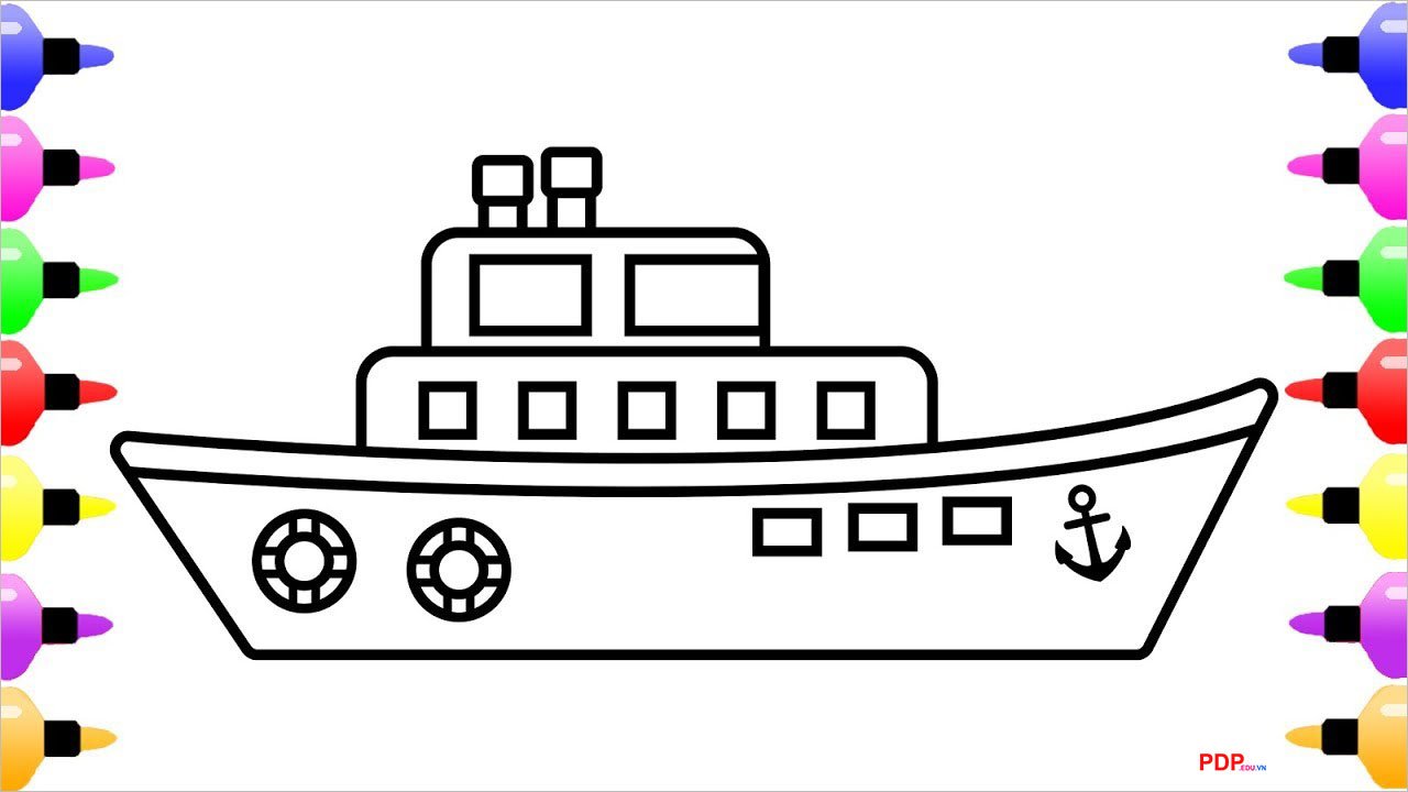 tranh to mau tau thuy dep nhat