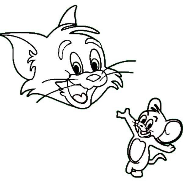 Tranh tô màu Tom and Jerry ngộ nghĩnh cho bé tập tô (20)
