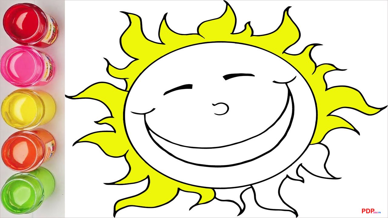 tranh to mau troi nang dep nhat 1