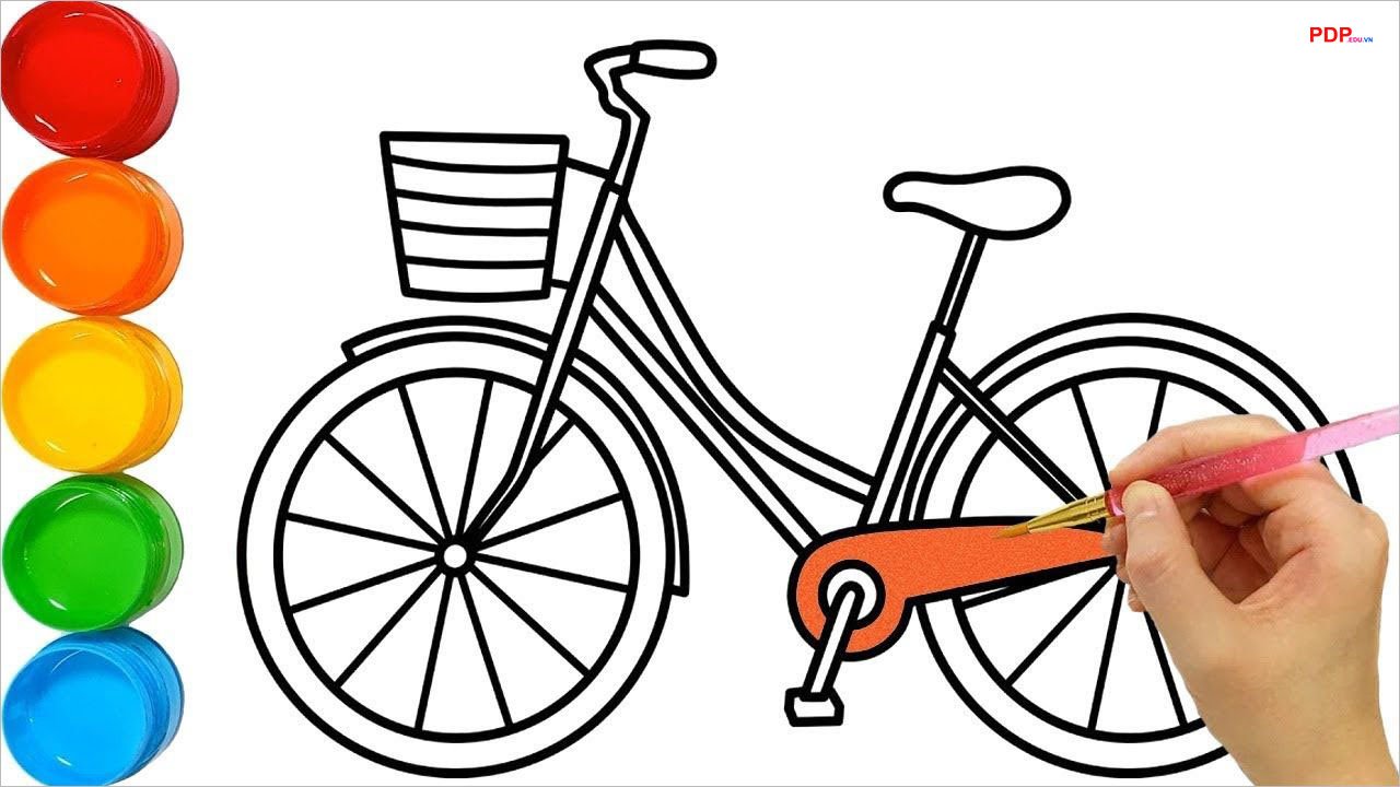 tranh to mau xe dap dep nhat
