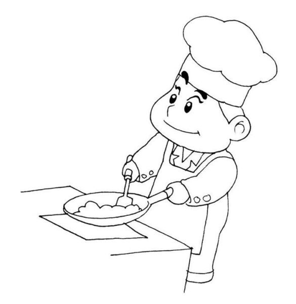 Tranh vẽ đen trắng cho bé 3 tuổi tô màu (4)