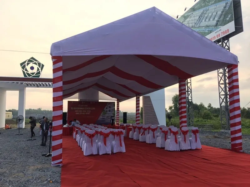 Cho thuê nhà bạt Bạt che mưa cho sự kiện mùa mưa