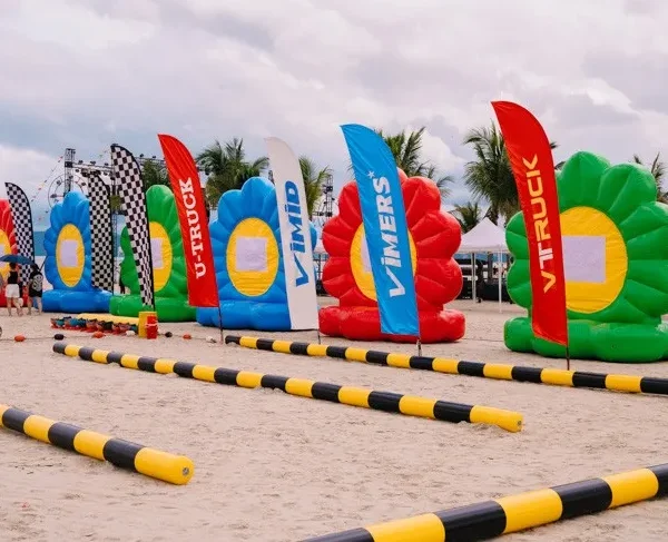 In Cờ Phướn Cờ phướn dọc