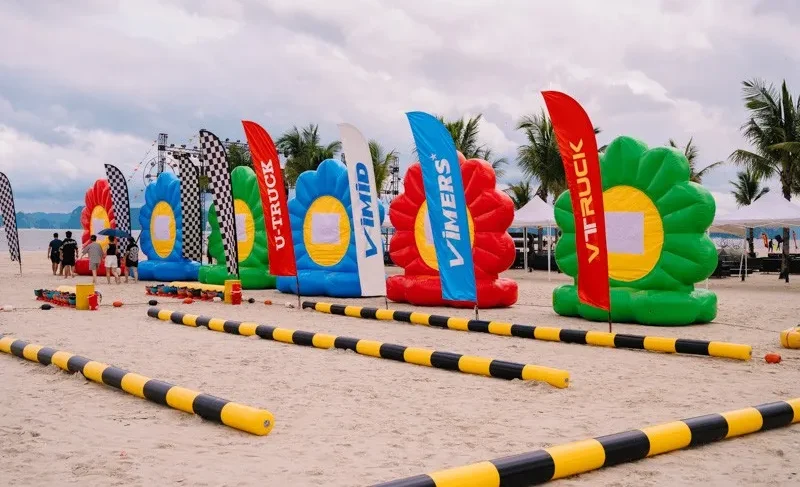 In Cờ Phướn Cờ phướn dọc