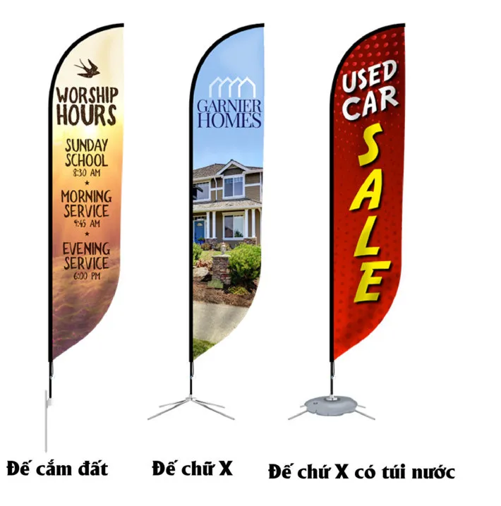 Các loại chân đế cờ phướn Các loại chân đế cờ phướn