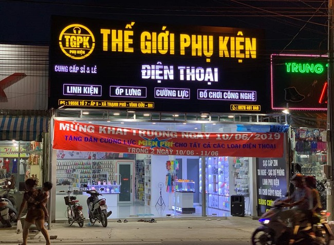 Mẫu Bảng Hiệu Phụ Kiện Điện Thoại Đẹp, Độc Đáo